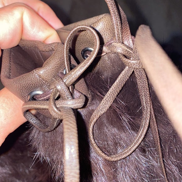 Calvin Klein Micky Furry Leather Boots - Picture 8 of 11